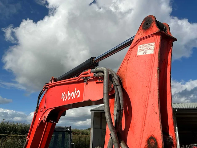 2018 kubota kx080-4 midigraafmachine - afbeelding 4 van  25