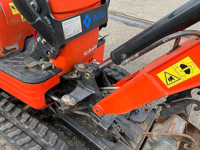 2018 kubota u10-3 minigraafmachine - afbeelding 16 van  35