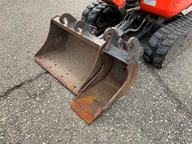 2018 kubota u10-3 minigraafmachine - afbeelding 9 van  35