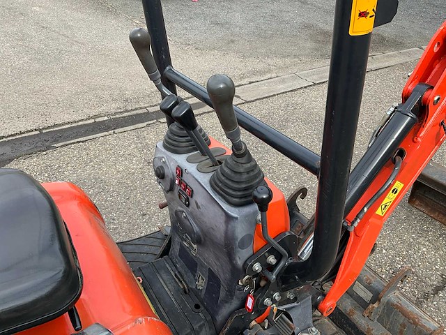 2018 kubota u10-3 minigraafmachine - afbeelding 22 van  35