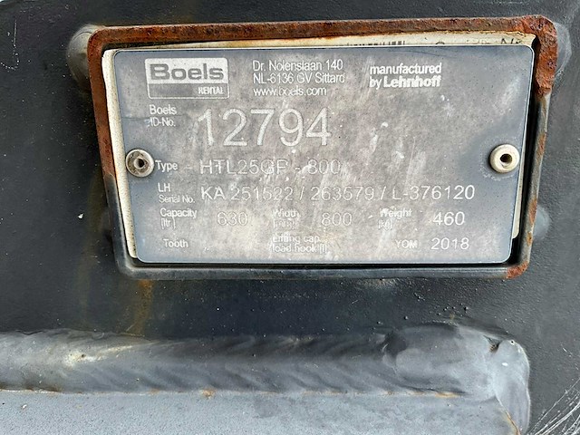 2018 lehnhoff htl25gp-800 graafbak - afbeelding 8 van  8