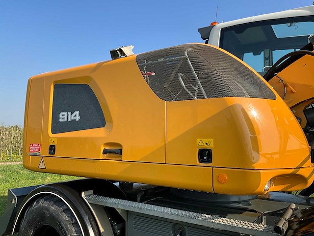 2018 liebherr a914 litronic banden graafmachine - afbeelding 57 van  57