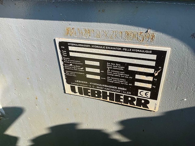 2018 liebherr a914 litronic banden graafmachine - afbeelding 49 van  57