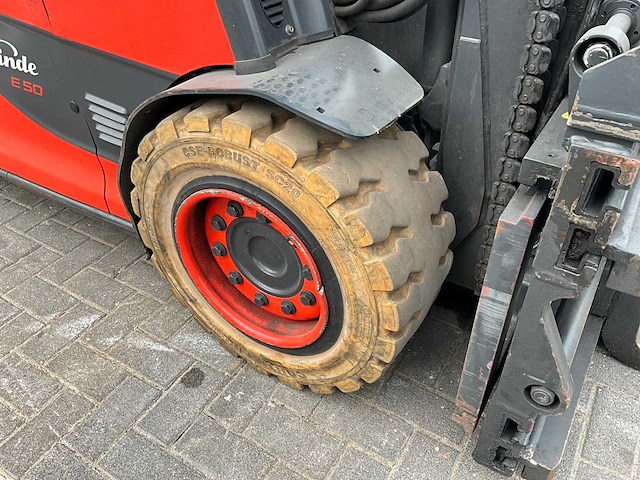 2018 linde e 50 vorkheftruck - afbeelding 11 van  17
