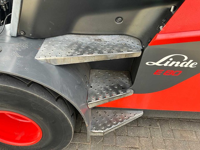 2018 linde e 80 vorkheftruck - afbeelding 15 van  30