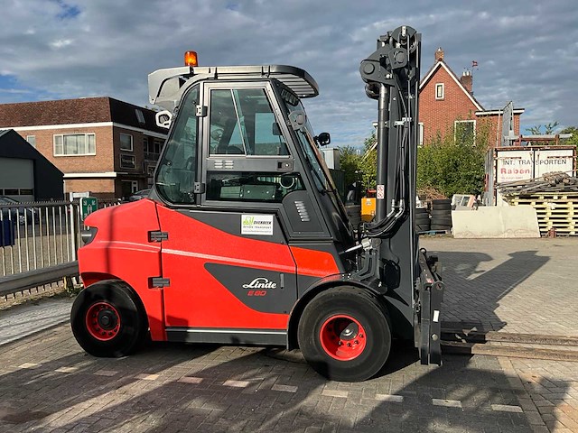 2018 linde e 80 vorkheftruck - afbeelding 26 van  30