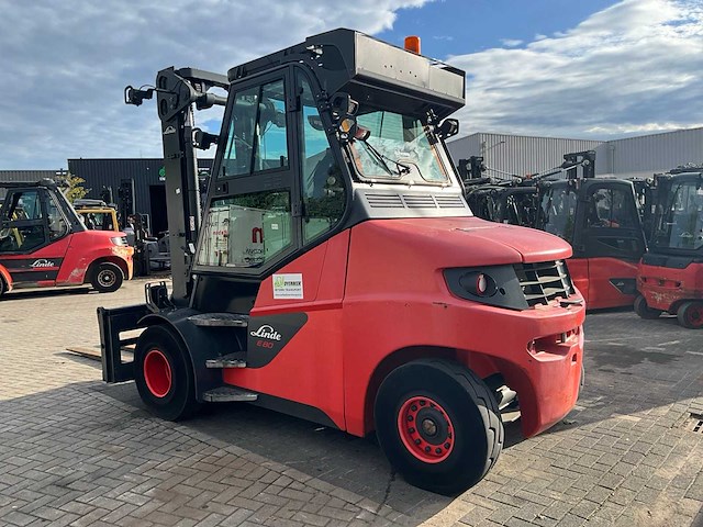 2018 linde e 80 vorkheftruck - afbeelding 29 van  30