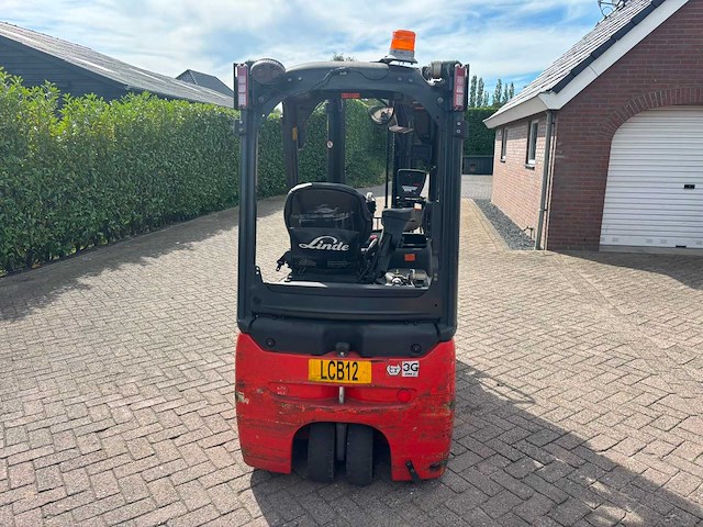 2018 linde e16-02 vorkheftruck - afbeelding 4 van  10