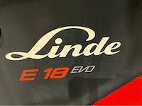 2018 linde e18-02 1800kg lepelversteller vorkheftruck - afbeelding 16 van  16