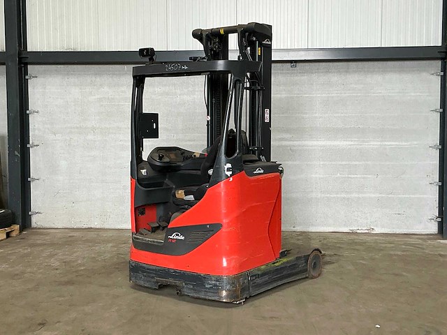 2018 linde r12b-01 reach truck - afbeelding 1 van  10