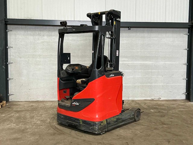 2018 linde r12b-01 reach truck - afbeelding 1 van  9
