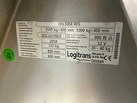 2018 logitrans ehl 1000 rfs hydraulische palletwagen (2x) - afbeelding 5 van  5