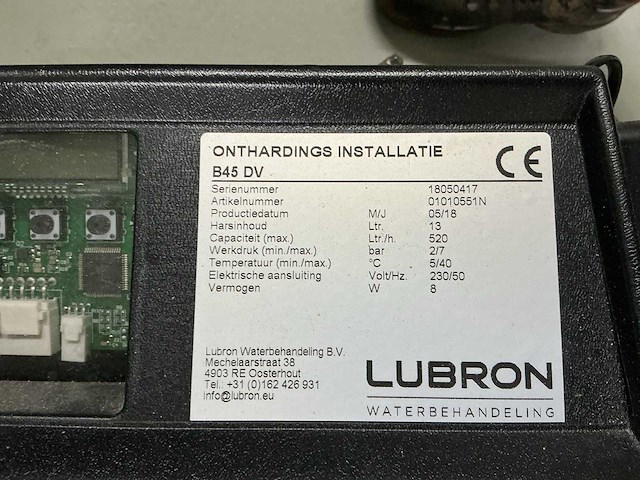 2018 lubron b45dv wateronthardingsinstallatie - afbeelding 7 van  7