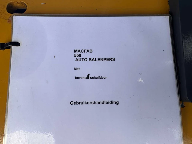 2018 macfab mf550 afvalpers - afbeelding 8 van  18