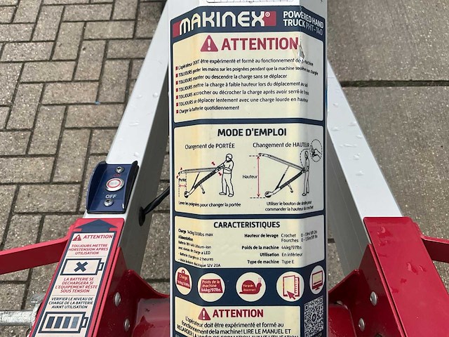 2018 makinex pht-140 electrische materiaallift - afbeelding 2 van  11