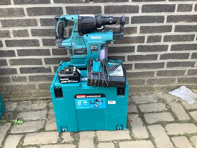 2018 makita dhr243 accu boorbreekhamer - afbeelding 4 van  4