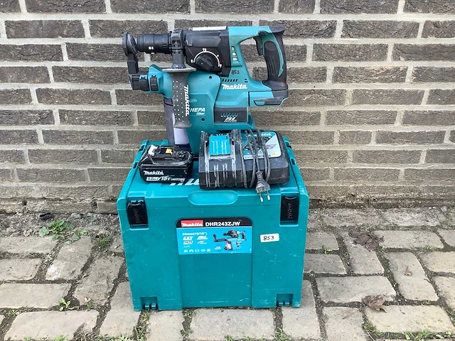 2018 makita dhr243 accu boorbreekhamer - afbeelding 2 van  4