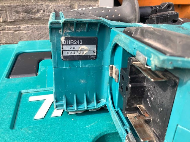 2018 makita dhr243 klopboormachine - afbeelding 6 van  6