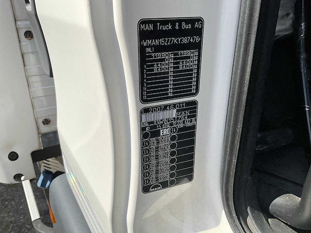 2018 man tgl 12.220 vrachtwagen 78-blr-2 - afbeelding 8 van  21