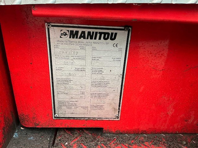 2018 manitou ema1117 vorkheftruck - afbeelding 4 van  26