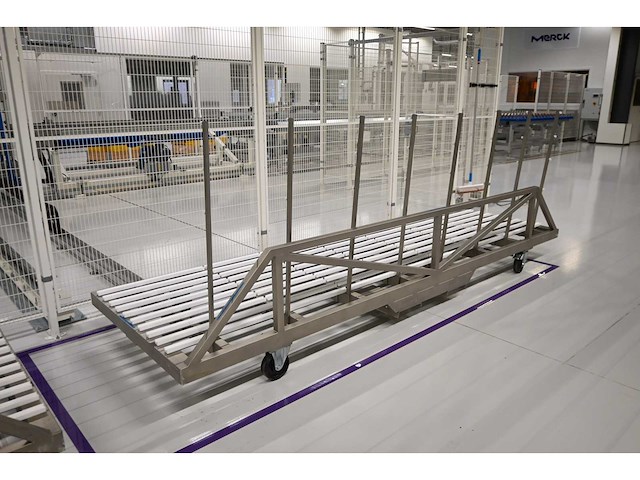 2018 masévon occ 10-delige rvs glas transportwagen - afbeelding 1 van  9