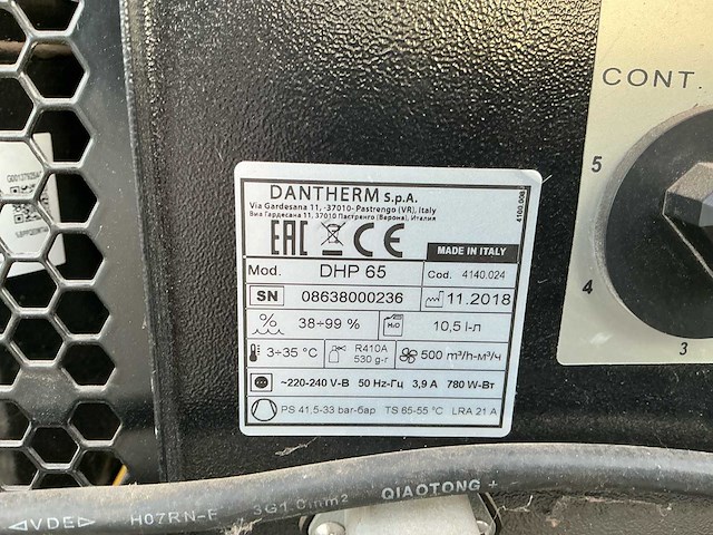 2018 master dhp65 bouwdroger - afbeelding 2 van  10