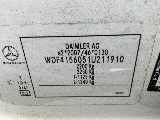 2018 mercedes-benz citan 109 cdi be extra l. bedrijfswagen - afbeelding 6 van  6