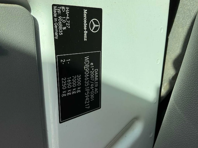 2018 mercedes-benz sprinter 314 2.2 cdi 432l hd bedrijfswagen - afbeelding 4 van  27