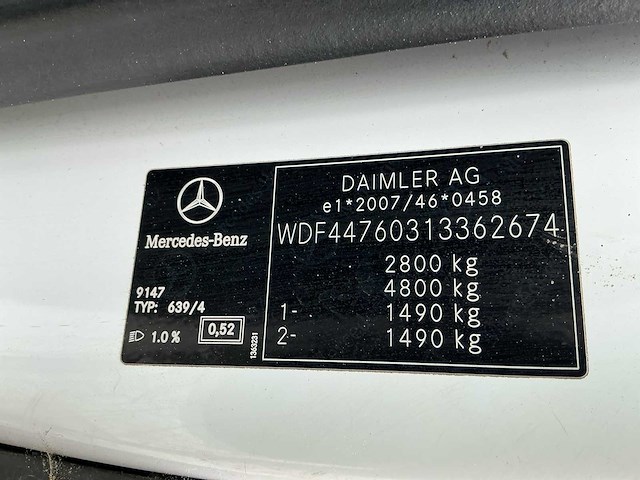 2018 mercedes-benz vito 116 cdi lang bedrijfswagen - afbeelding 22 van  28