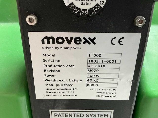 2018 movexx t1000 dolly - afbeelding 6 van  9