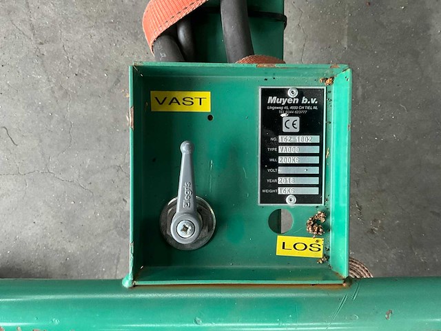 2018 muyen va000 glas vacuümheffers + transportbok 5x 200kg - afbeelding 3 van  8