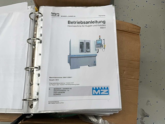 2018 mz monnier-zahner m641 cnc slijp- / honingmachine - afbeelding 21 van  32