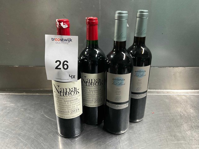 2018 napa nook, embruix rode wijn (4x) - afbeelding 1 van  5