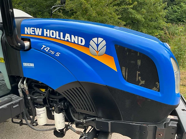 2018 new holland t4.75s tweewielaangedreven landbouwtractor - afbeelding 12 van  38