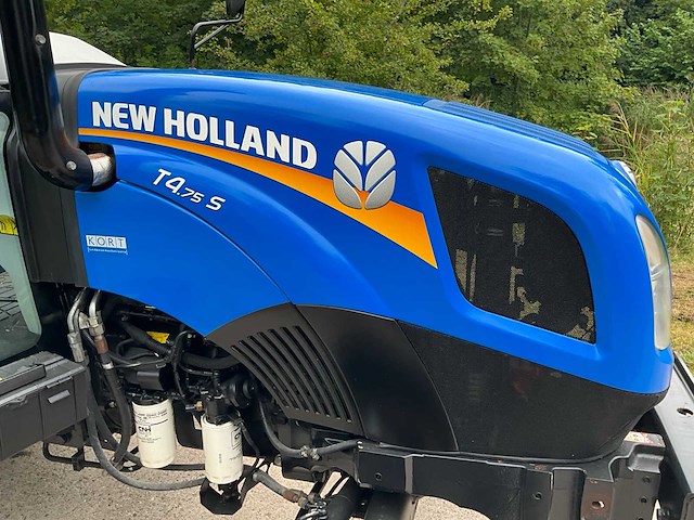2018 new holland t4.75s tweewielaangedreven landbouwtractor - afbeelding 4 van  38