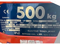 2018 nitchi ecc40500 elektrische kettingtakel - afbeelding 6 van  6