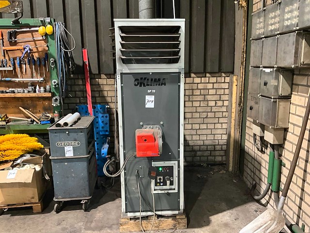 2018 oklima sp70 industriële verwarmingsinstallatie - afbeelding 1 van  8