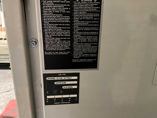 2018 oklima sp70 industriële verwarmingsinstallatie - afbeelding 7 van  8