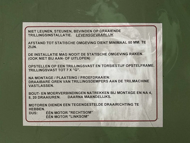 2018 paja eozb-120/600-150 sorteerschudder - afbeelding 2 van  14