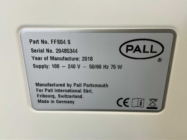 2018 pall palltronic flowstar iv filterintegriteitstestsysteem - afbeelding 6 van  9