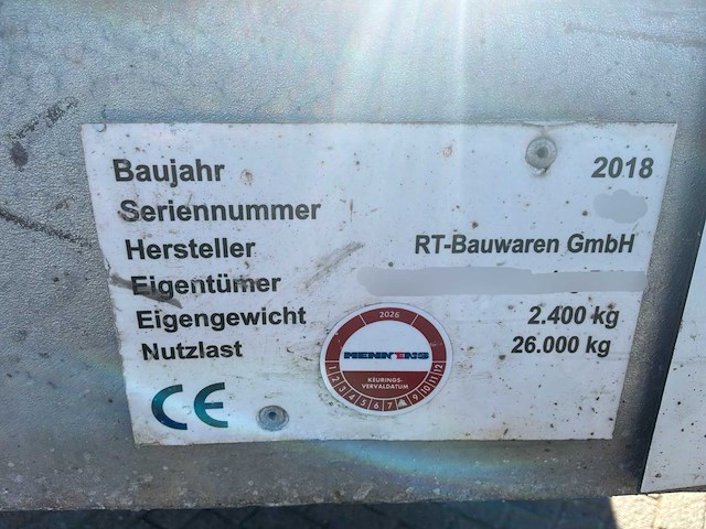 2018 palletbox / transport pallet (4x) - afbeelding 11 van  15