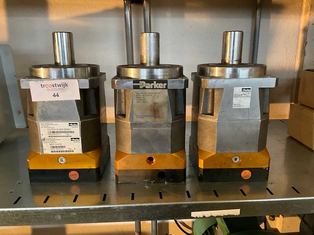 2018 parker cg-ps115-020-50043 spiraalvormige planetaire inline tandwielkast - afbeelding 1 van  2