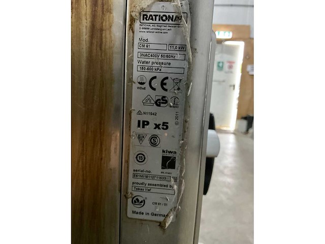 2018 rational cm61 combi duo combisteamer - afbeelding 11 van  12
