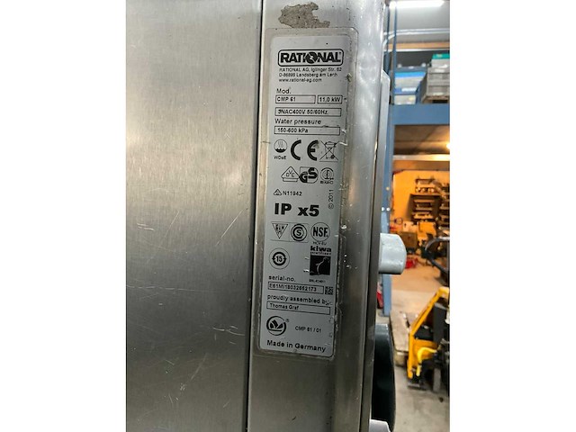 2018 rational cmp61 combisteamer - afbeelding 5 van  6