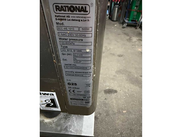 2018 rational scc we 101g combisteamer - afbeelding 4 van  5