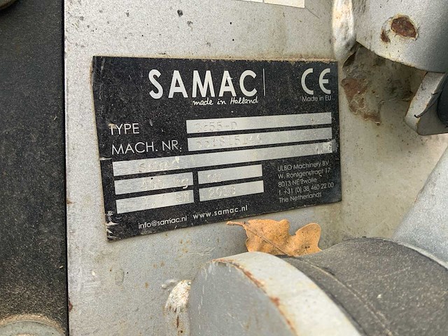 2018 samac tr55 trilplaat - afbeelding 6 van  6