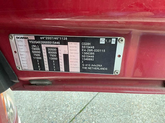 2018 scania g410 opleggertrekker - afbeelding 16 van  43