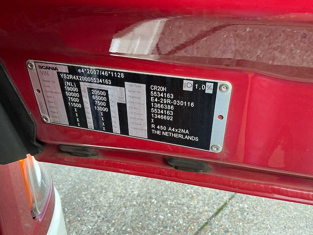 2018 scania r450 opleggertrekker - afbeelding 14 van  42