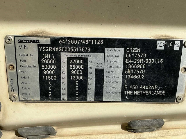 2018 scania r450 vrachtwagen - afbeelding 47 van  51