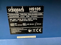 2018 scheppach hs 105 zaagtafel - afbeelding 7 van  7